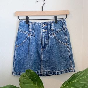 Abercrombie & Fitch Denim Mini Skirt